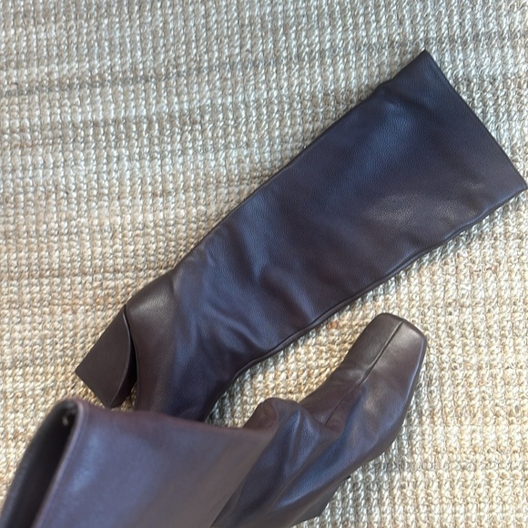 Intervalle brown genuine leather boots - Picture 2 of 4
